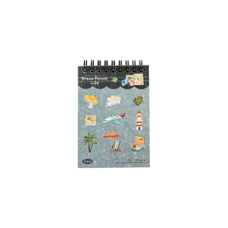 20 Sheets Dream Pursuit Life Aesthetic PET Sticker Book
