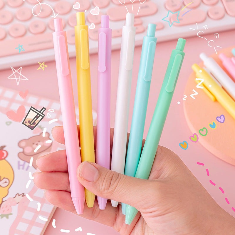 0.5mm Macaron Candy Color Retractable Gel Pen