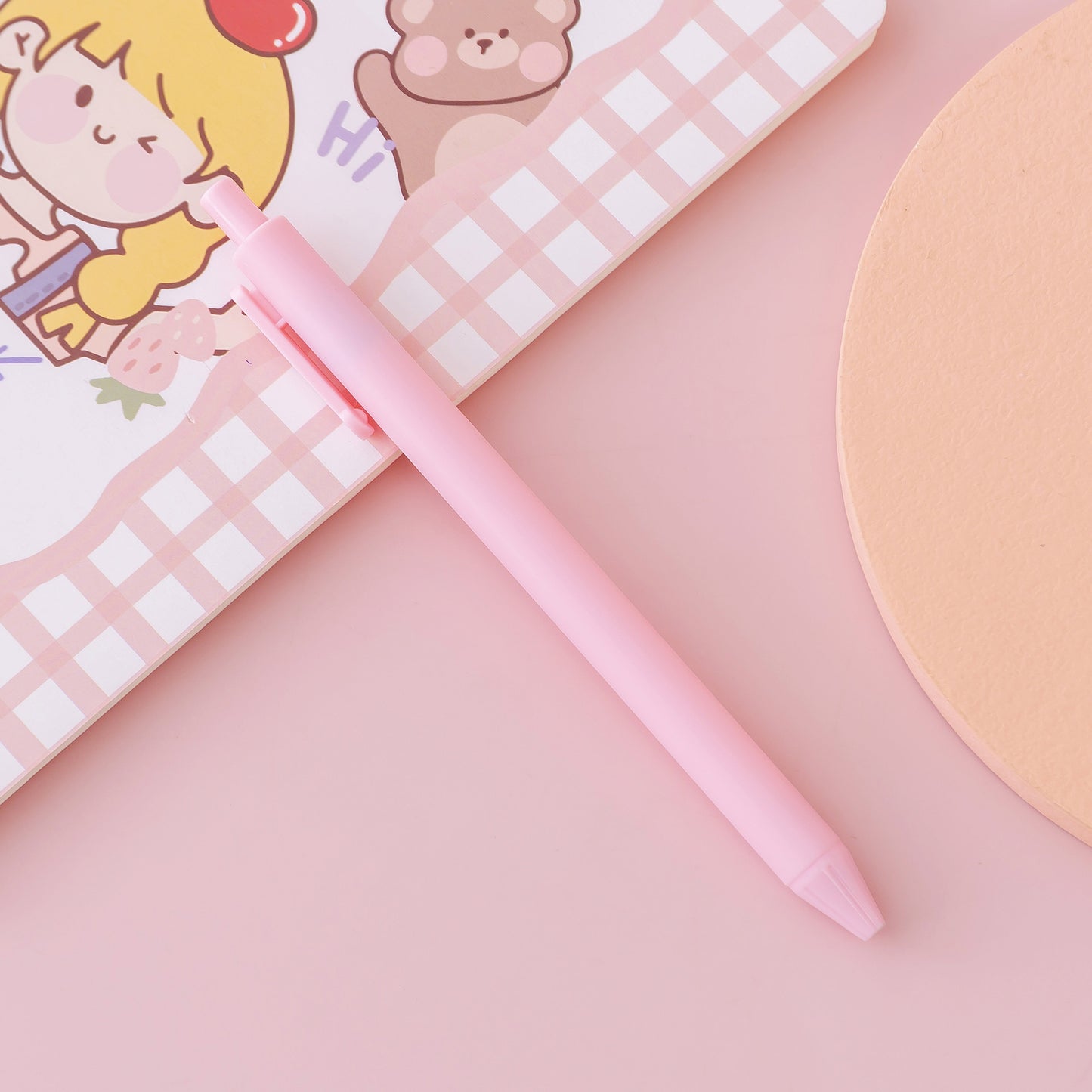 0.5mm Macaron Candy Color Retractable Gel Pen