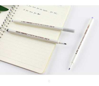 10pcs Metallic Marker Pens