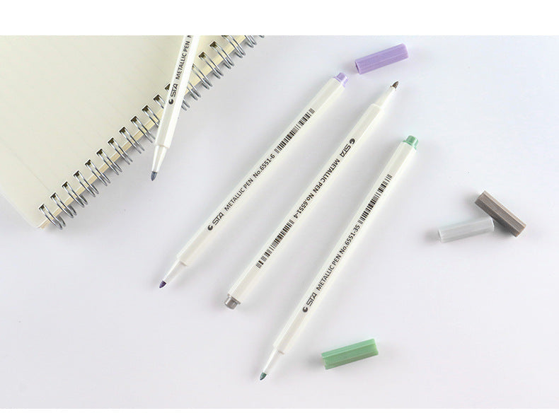 10pcs Metallic Marker Pens