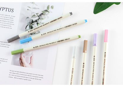 10pcs Metallic Marker Pens