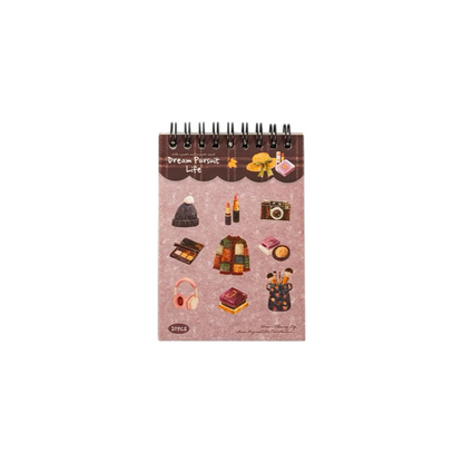20 Sheets Dream Pursuit Life Aesthetic PET Sticker Book
