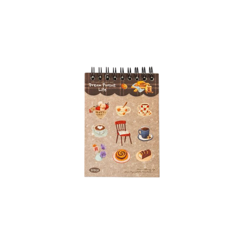 20 Sheets Dream Pursuit Life Aesthetic PET Sticker Book