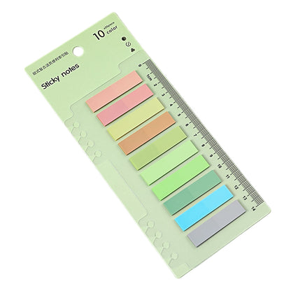 200pcs Fluorescent Post-it Notes Morandi Color Index Stickers Sticky Notes