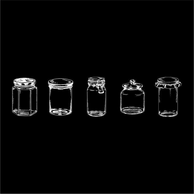 20pcs Dream Collector Glassware Self-adhesive DIY Scrapbook Decoration