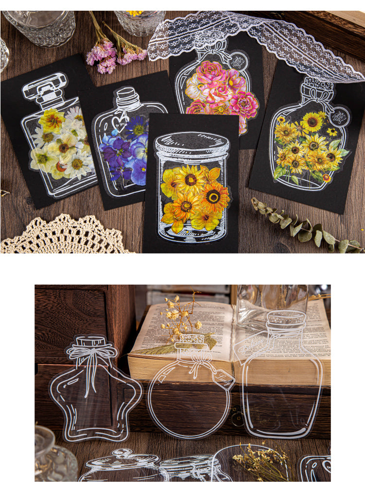 20pcs Dream Collector Glassware Self-adhesive DIY Scrapbook Decoration