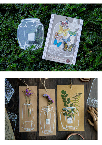 20pcs Dream Collector Glassware Self-adhesive DIY Scrapbook Decoration