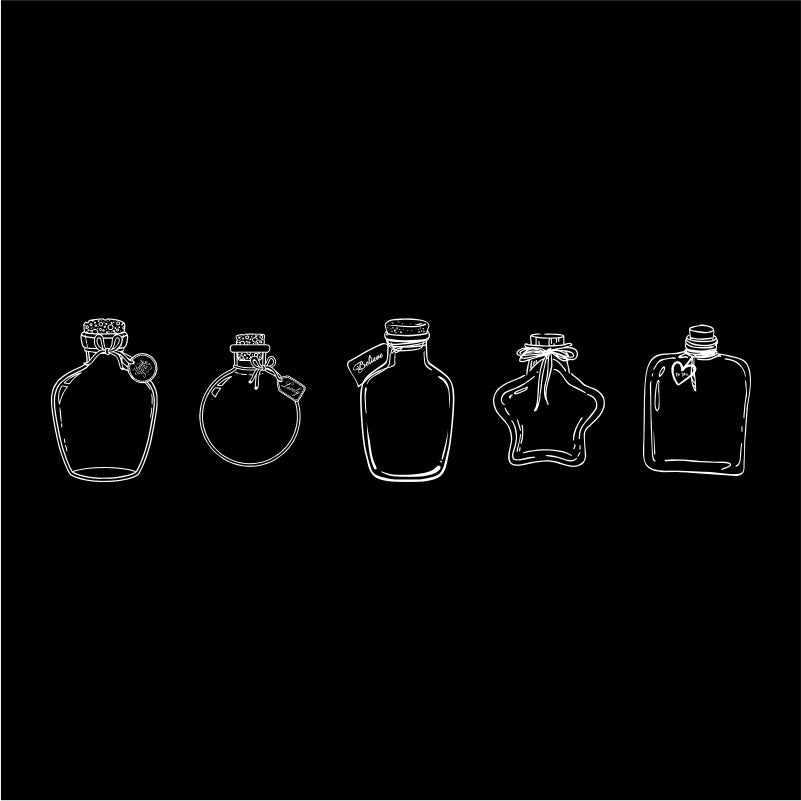 20pcs Dream Collector Glassware Self-adhesive DIY Scrapbook Decoration