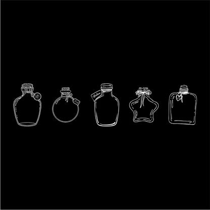 20pcs Dream Collector Glassware Self-adhesive DIY Scrapbook Decoration