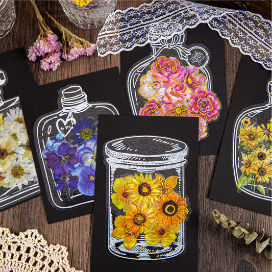 20pcs Dream Collector Glassware Self-adhesive DIY Scrapbook Decoration