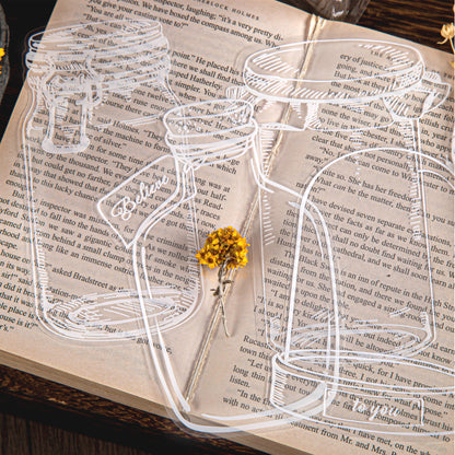 20pcs Dream Collector Glassware Self-adhesive DIY Scrapbook Decoration