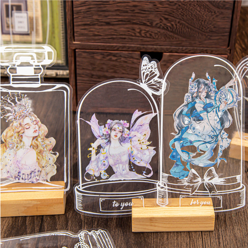 20pcs Dream Collector Glassware Self-adhesive DIY Scrapbook Decoration