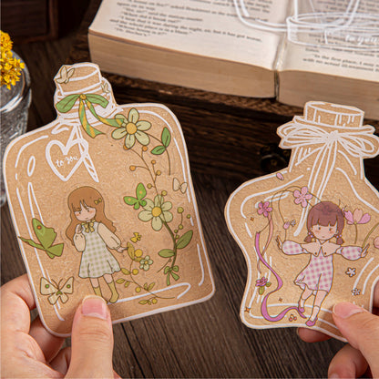 20pcs Dream Collector Glassware Self-adhesive DIY Scrapbook Decoration