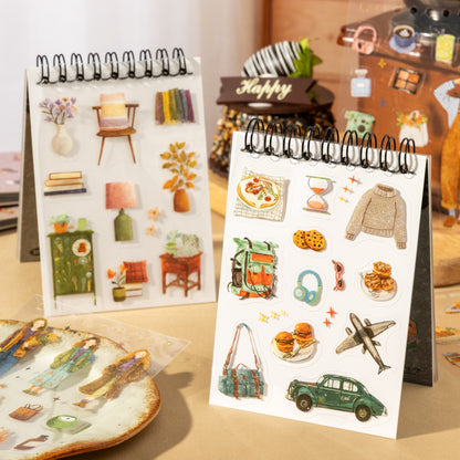 20 Sheets Dream Pursuit Life Aesthetic PET Sticker Book