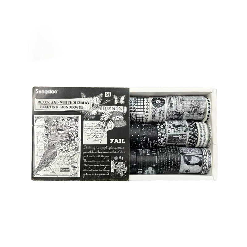20pcs Vintage Botanical Multi-Size Planner Deco DIY Boxed Washi Tapes