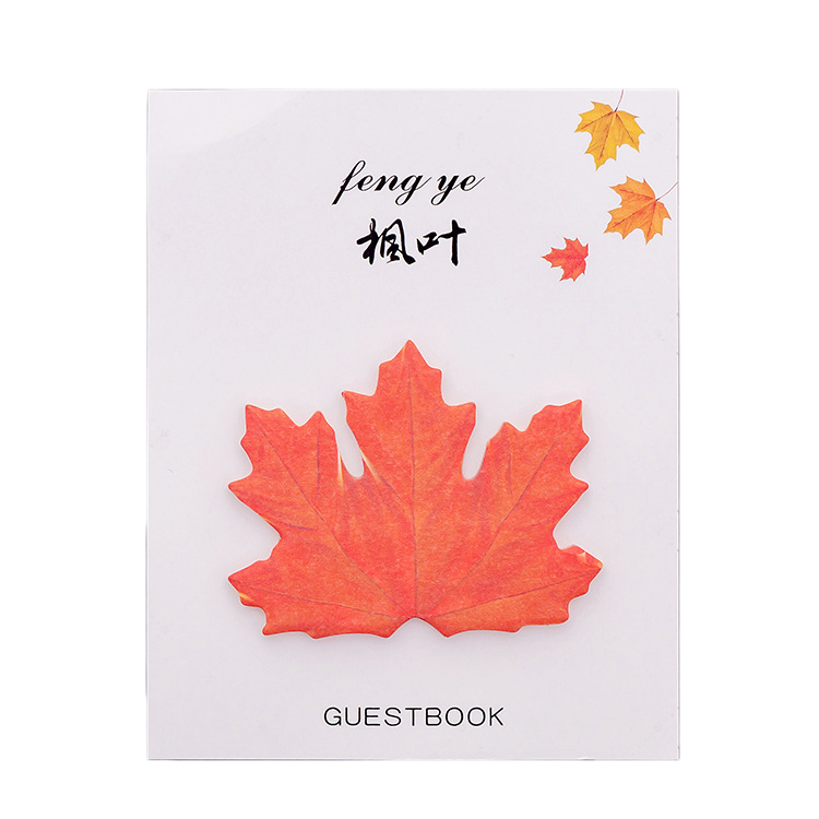28 Sheets Leaf Post-it Note Sticky Notes Memo Pad