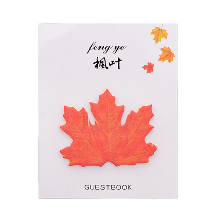 28 Sheets Leaf Post-it Note Sticky Notes Memo Pad
