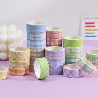 30/60 Rolls Minimalist Grid Scrapbook Washi Tape Set