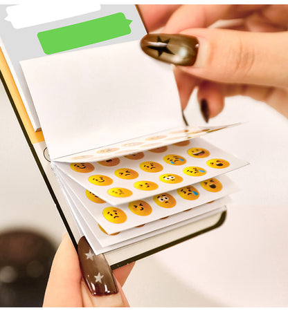 30 Pages Text Message Chat Box Post-it Notes Sticky Notes with Interactive Emoji