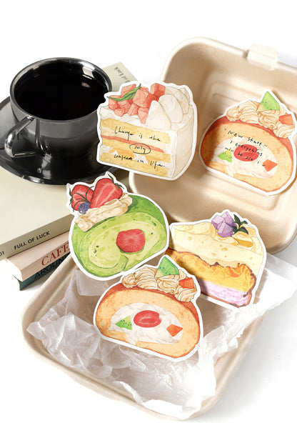 30 Sheets Dessert Sticky Notes Cute Sweet Treat Memo Pad