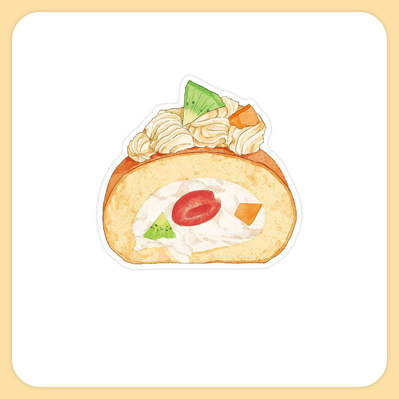 30 Sheets Dessert Sticky Notes Cute Sweet Treat Memo Pad