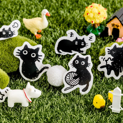 45pcs Cute Cat Planner Envelope Sealing Scrapbook Stickers