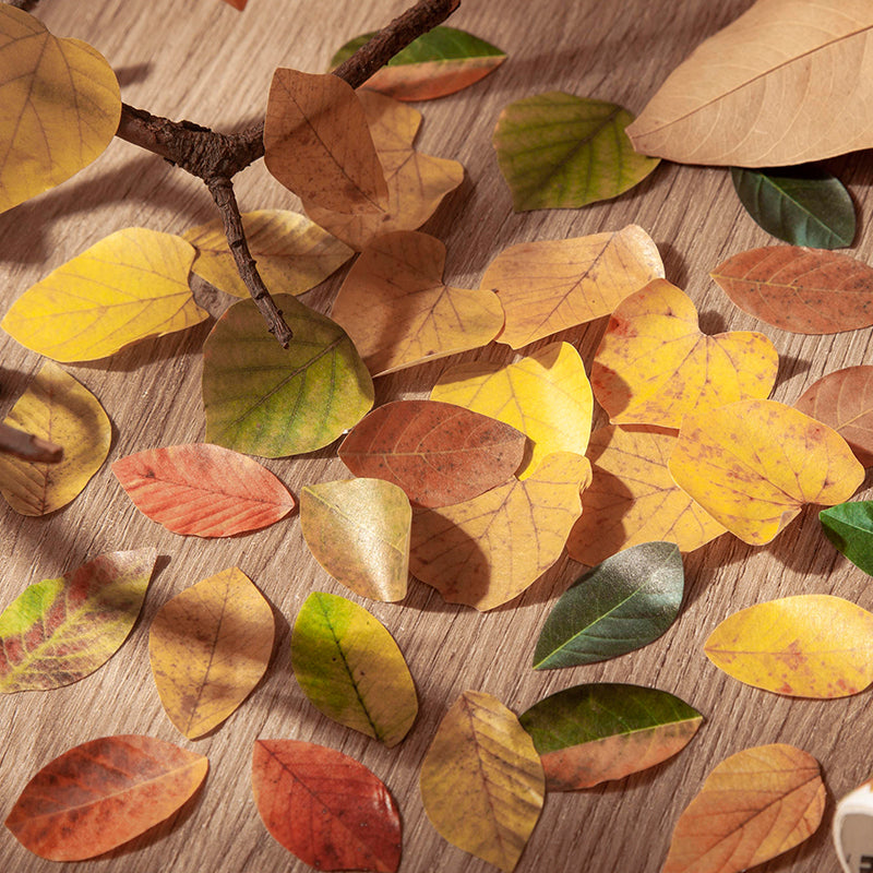 1 Roll (50pcs) Champs Elysees Fallen Leaves Series DIY Washi Tape