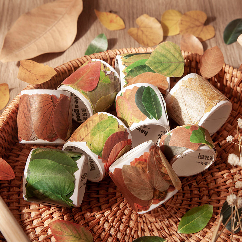 1 Roll (50pcs) Champs Elysees Fallen Leaves Series DIY Washi Tape