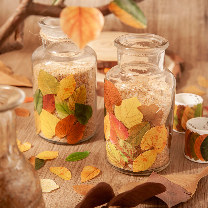 1 Roll (50pcs) Champs Elysees Fallen Leaves Series DIY Washi Tape