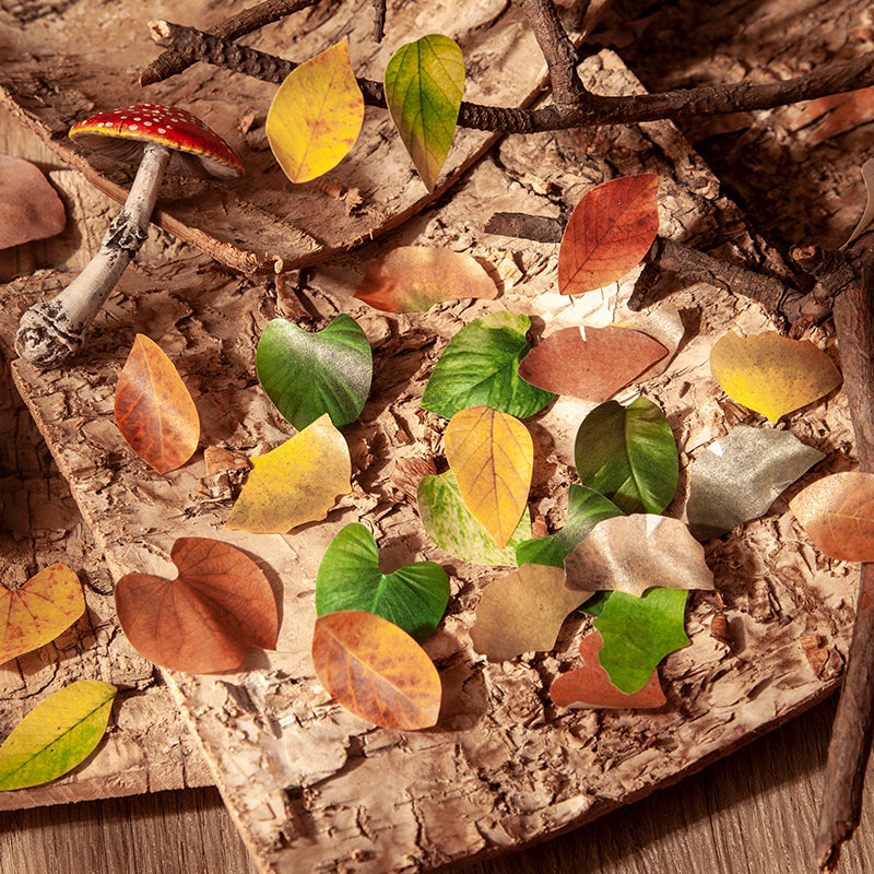 1 Roll (50pcs) Champs Elysees Fallen Leaves Series DIY Washi Tape