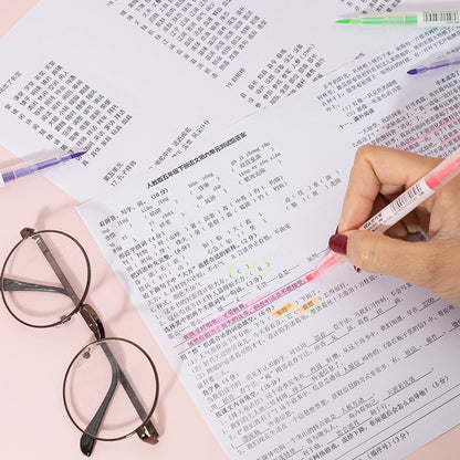 6pcs Dual-Tip Highlighter Marker