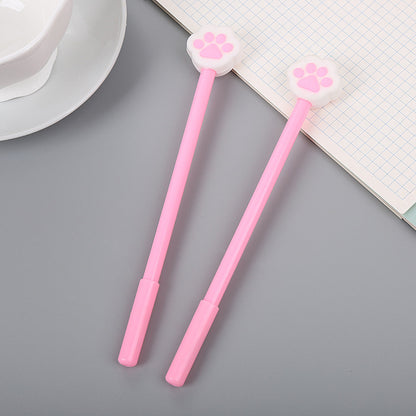 Cartoon Cute Bear Paw Silicone Gel Pen