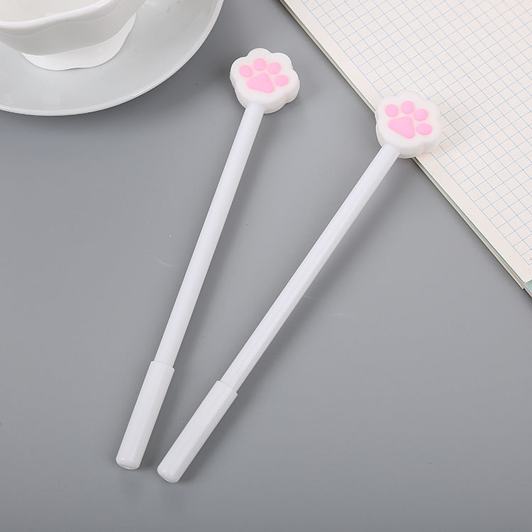 Cartoon Cute Bear Paw Silicone Gel Pen
