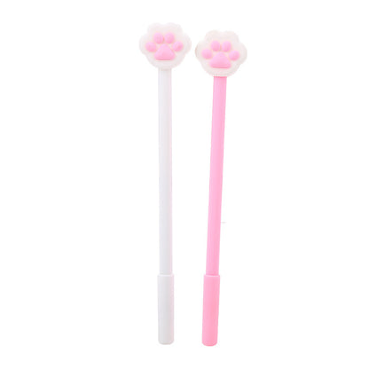 Cartoon Cute Bear Paw Silicone Gel Pen