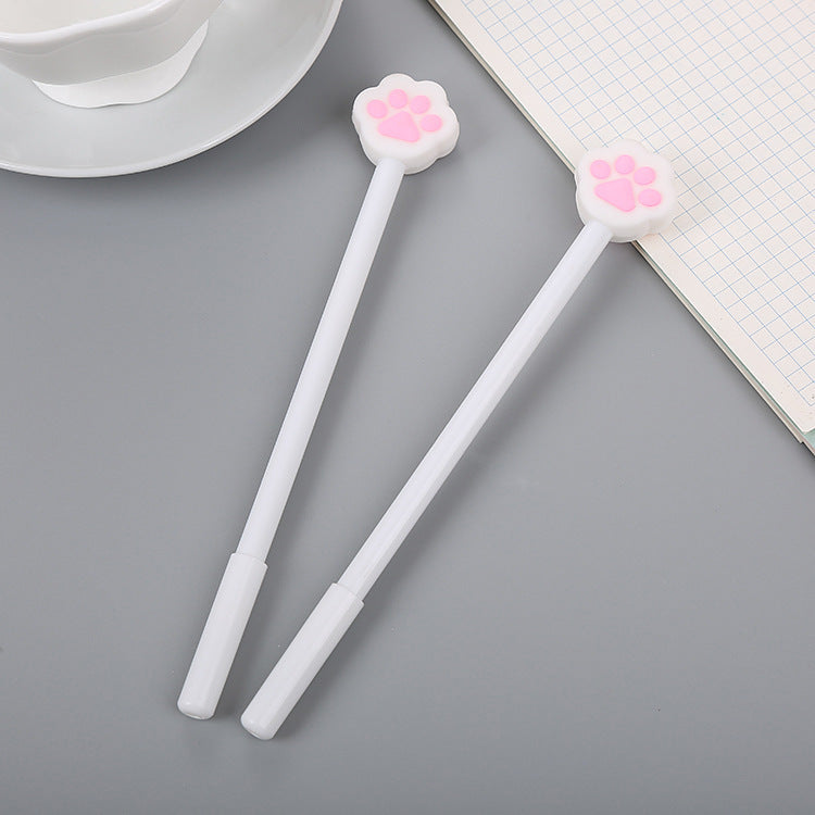 Cartoon Cute Bear Paw Silicone Gel Pen