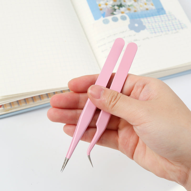 Macaron Color Stainless Steel Journaling Tweezer