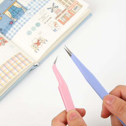 Macaron Color Stainless Steel Journaling Tweezer