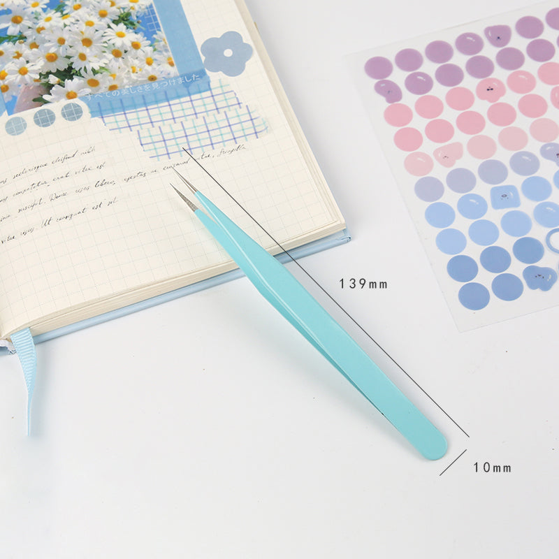 Macaron Color Stainless Steel Journaling Tweezer