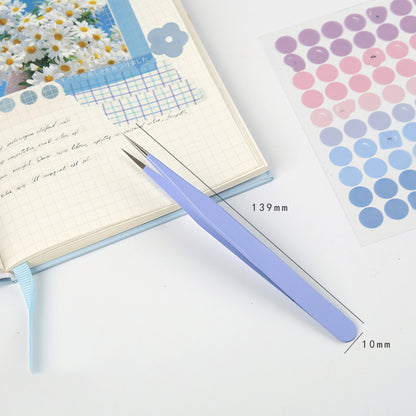 Macaron Color Stainless Steel Journaling Tweezer