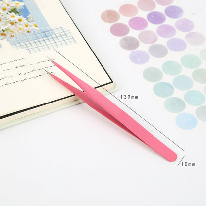 Macaron Color Stainless Steel Journaling Tweezer