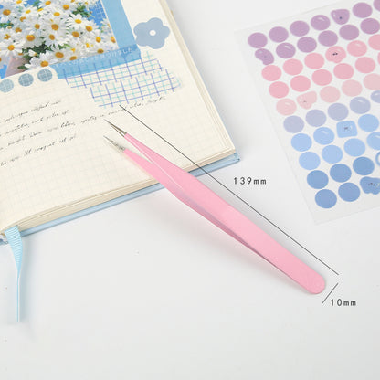 Macaron Color Stainless Steel Journaling Tweezer