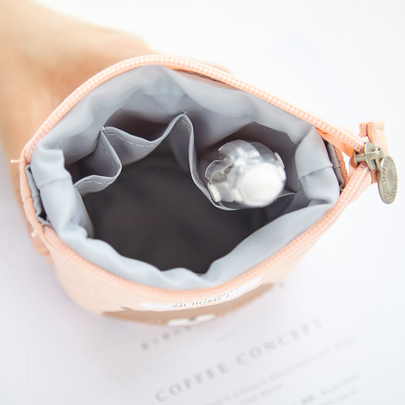 Multi-functional Pop Up Canvas Cat Pencil Case Pen Holder Organizer