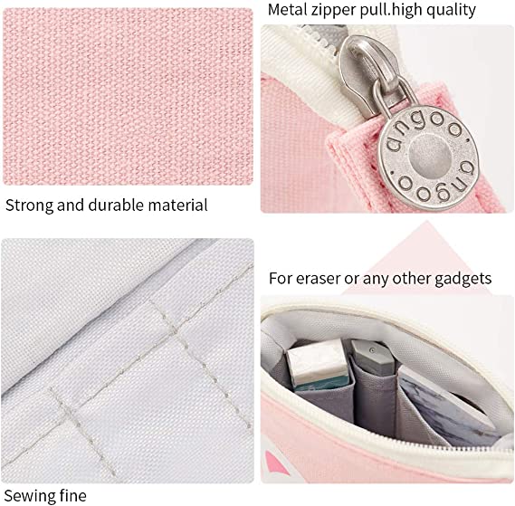 Multi-functional Pop Up Canvas Cat Pencil Case Pen Holder Organizer