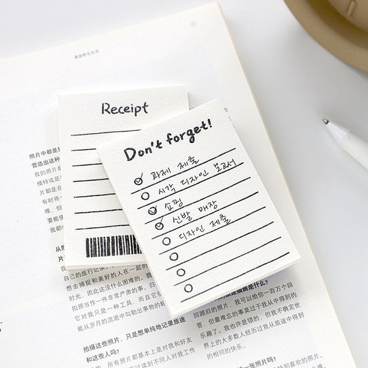 Portable 50 Sheets Handbook Notepad Pocket Memo Pad & Planner To-Do List