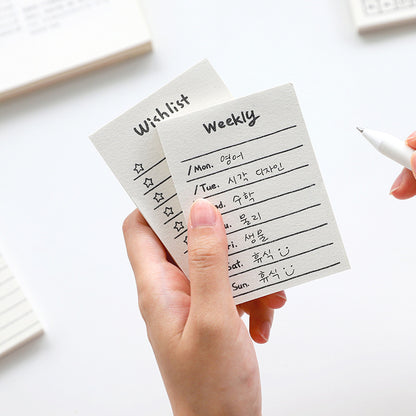 Portable 50 Sheets Handbook Notepad Pocket Memo Pad & Planner To-Do List