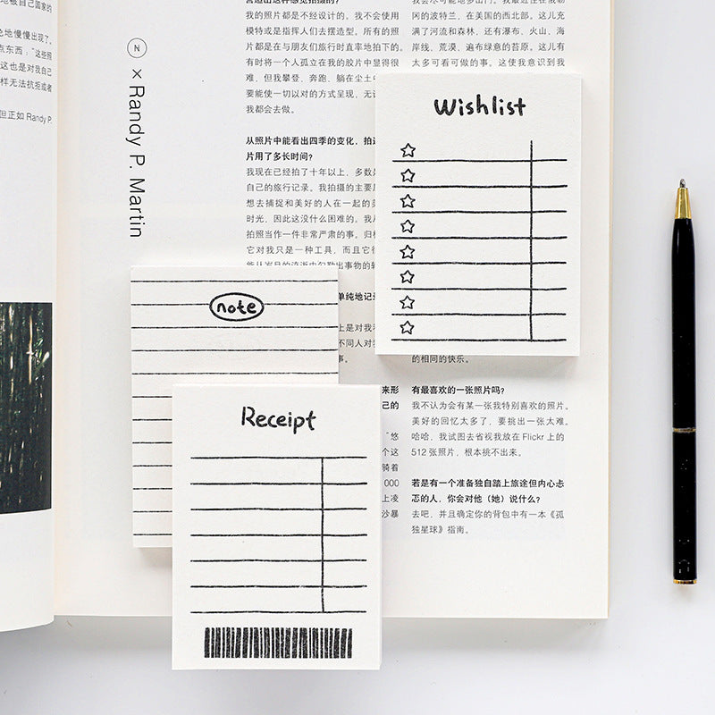 Portable 50 Sheets Handbook Notepad Pocket Memo Pad & Planner To-Do List