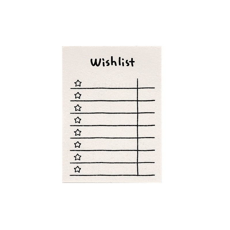 Portable 50 Sheets Handbook Notepad Pocket Memo Pad & Planner To-Do List