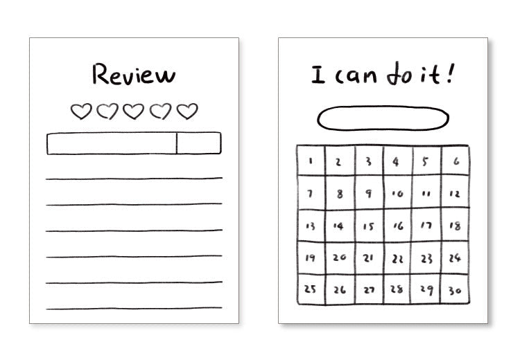 Portable 50 Sheets Handbook Notepad Pocket Memo Pad & Planner To-Do List