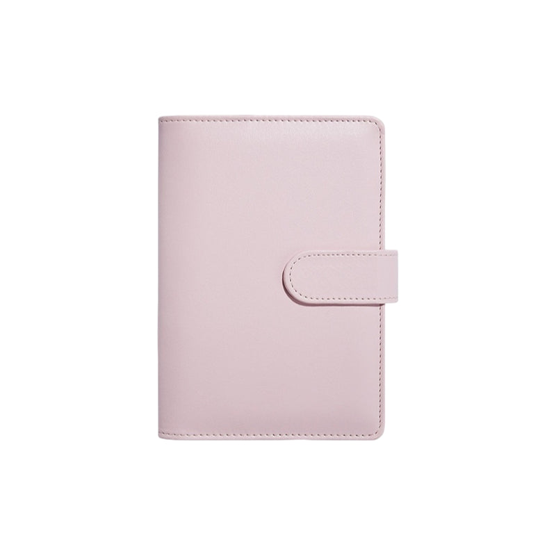Portable Macaron Soft Leather A5 / A6 Loose-Leaf Notebook Handbook